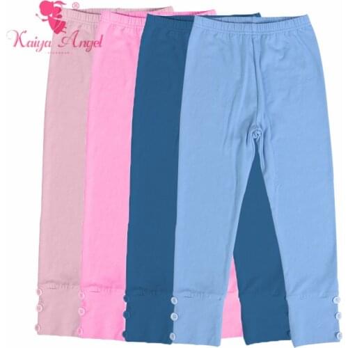 Kaiya Angel Baby Girls Autumn Winter Cotton Clothing Summer Ruffle Pants Toddler icings Ruffle Leggings Factory Wholesale