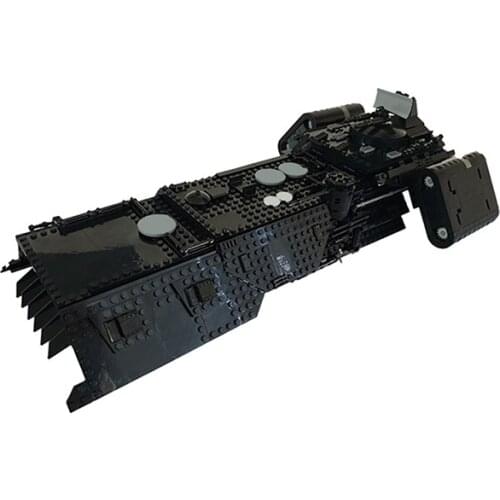 Night Buzzard Transport Ship Building Blocks Prison ship "Underground Secret Prison" class transport Model Toy For Brithday Gift