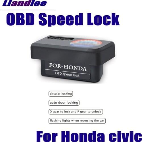Liandlee Auto accessory OBD Speed Lock For Honda civic 2012 2013 2014 2015 Plug And Play Profession Car Door Lock Device