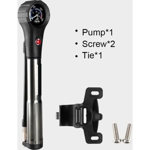 300psi/21Bar Bicycle Inflator High Pressure Pump Tire Inflator Outdoor Riding Accessories Suitable for Schrader Presta Adapter