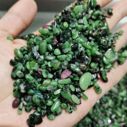 Natural Ruby Zoisite stones Gravel For Aquarium