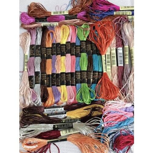 Oneroom 100 pieces silk embroidery /silk cross stitch thread / common color silk thread / s hand embroidery embroider 8
