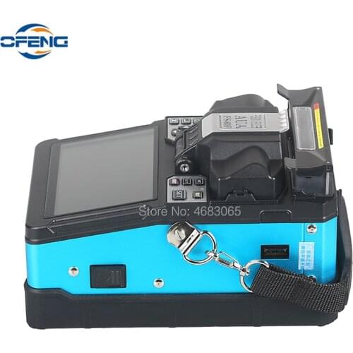 Free shipping Chinese and English dual language FS 60F FTTH Fiber Optic Welder FS-60F Optical Fiber Fusion Splicer Machine
