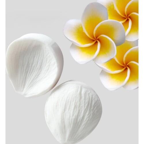 Plumeria Petals Silicone Mold Fondant Mould Cake Decorating Tool Chocolate Gumpaste Mold, Sugarcraft, Kitchen Accessories