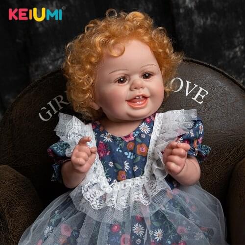 22 Inch Full Body Silicone Waterproof Bath Toy Popular Reborn Toddler Baby Dolls Bebe Doll Reborn Lifelike For Kids Gift