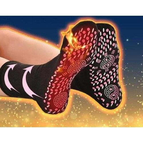 Tourmaline Magnetic Socks Self-heating Socks Winter Warm Comfortable Breathable Massager Socks For Unisex Outdoor Skiing Hiking