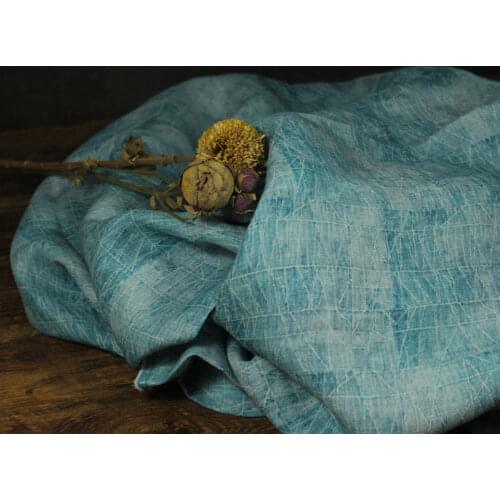 High quality pure ramie fabric Summer sewing fabric High-end clothing gowns and shirts patchwork