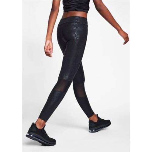LESCON Women Black Leggings 20B-2020