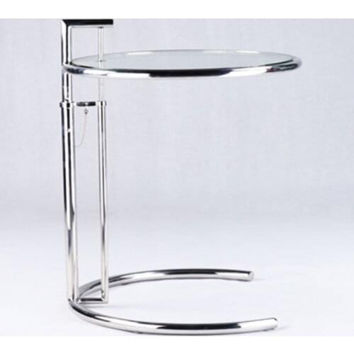 Coffee table / Lift / simple modern creative stainless steel glass corner table sofa side table