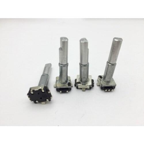 1 piece of EC11 encoder 30 positioning 15 pulse SMD foot shaft length 35MM
