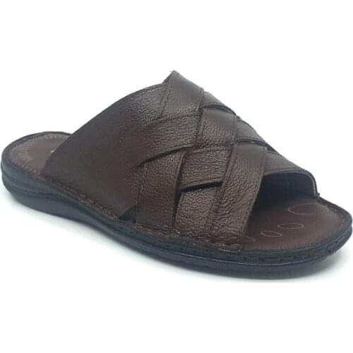 100% Genuine Leather Orthopedic Slippers and Sandals Anatomic Sole Men Slippers Leather 2021 New Season