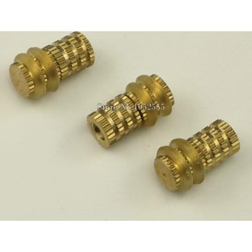 50PCS/lot 8mm Copper Glass Shelf Pin Furniture Cupboard Hardware Metal Holder Shelf Pins Pegs Supports K302