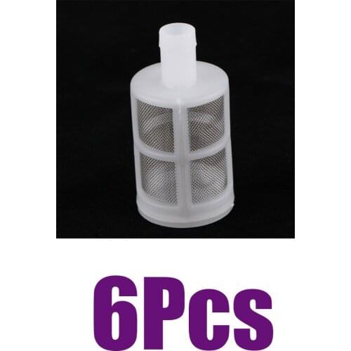 6PCS Stainless Steel Screen Filter Micro Water Pump Filter 10mm