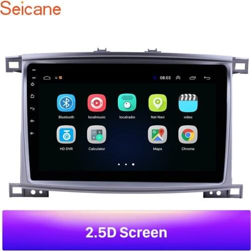 Seicane Android 8.1 Car Multimedia Player GPS for 2003-2008 TOYOTA LAND CRUISER 100 AUTO AC Bluetooth USB support Carplay TPMS