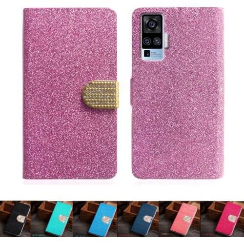 Cover For Vivo X50 Lite Protector Case Luxury PU Leather Back Flip Case On Vivo X50 Pro Plus Case Phone Protective Cover Shell