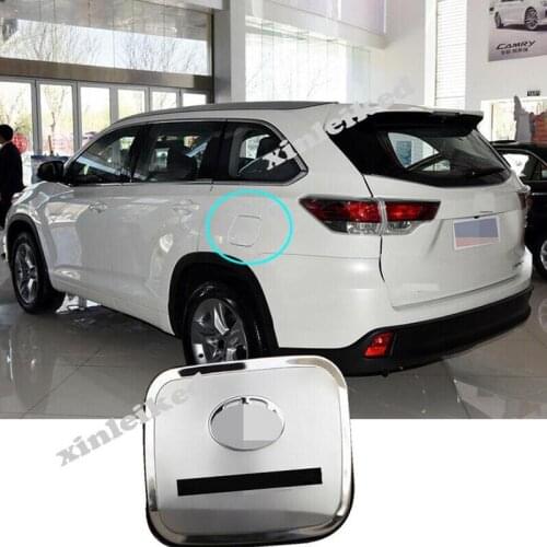 For Toyota Highlander 2015-2019 High quality Car Exterior Gas Cap Fuel Tank Cover trim 1pcs