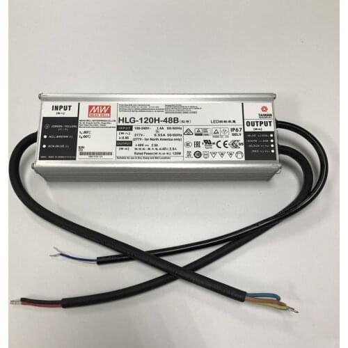 Meanwell dimmable led driver HLG-120H-48B for quantum led lamp boards lm301b lm301h