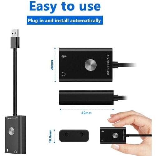 AI Smart Voice Translator Search Voice to Text Sound Card USB Adaptor Support 24 Languages