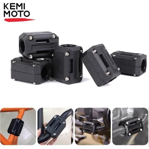 KEMiMOTO Motorcycle Engine Guard Bumper Protection Decorative Block 25mm Crash Bar for BMW R1200GS LC ADV R 1200 GS Adventure