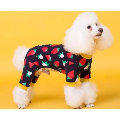 Dog Jumpsuit Romper Pajamas Pet Costume Clothes Four Legs Puppy Clothing for Dog Rompers Teddy