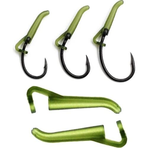 20 PCS Carp Fishing Accessories Kit Micro Ring Swivel Connector D Rig Line Aligner Assortment Carp Fishing Rig Making End Tackle