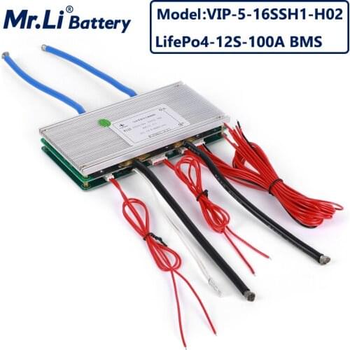 Mr.Li 12S 100A BMS 5S 6S 7S 8S 9S 10S 11S 12S 13S 14S 15S 16S Lifepo4 Lithium Battery Pack Protection Board With Balance