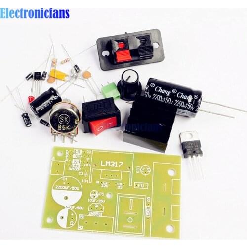LM317 Step Down DC 5V-35V to 1.25V-30V DIY Kits AC/DC Power Supply Module