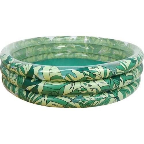 Inflatable Leaf Swimming Pools Childrens Paddling Pool Ocean Ball Pool Thicken Bubble Bottom For Family Gatherings Water Sports