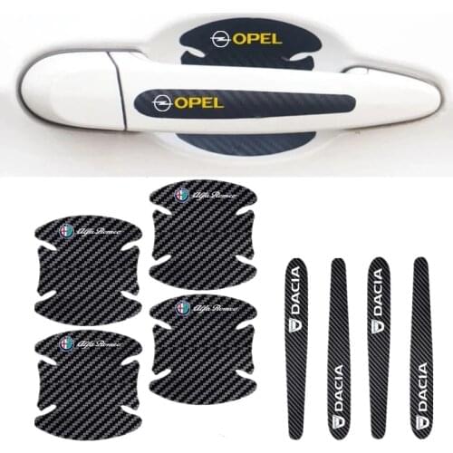 Car Exterior Door Handle Bowl Cover Stickers For K7 Kia Sportage 4 Rio 3 Ceed Jd Picanto Stonic Carens Niro Cerato Accessories