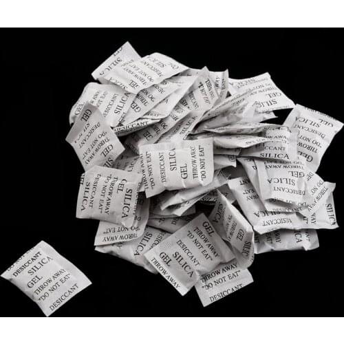 HLZS-50 Pieces Silica Desiccant Drying Humidity Absorber Sachets Bags
