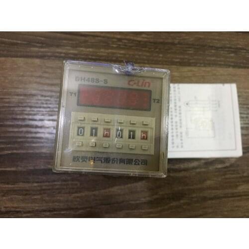 C-Lin DH48S-S digital display dual-set cycle time relay AC220V