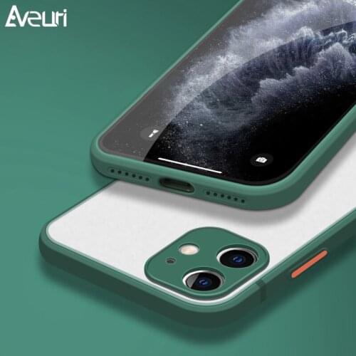 Luxury Square Silicone Phone Case For iPhone 11 12 Pro Max 12 Mini X XR XS Max 6 6S 7 8 Plus SE 2020 Matte Hard PC Cover Case