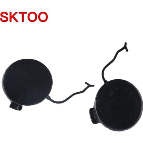 SKTOO For Porsche Cayenne 2011 2012 2013 2014 Front Bumper Trailer Hook Cover Trailer Cover 95850515500/95850515600