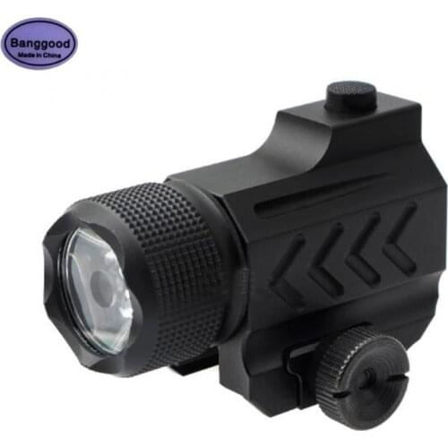 X114 CS Tactical Mini Handgun Hunting Pistol Gun Light Led Torch Weapon Flashlight Sight Calibrator fit 20mm Guide Track Clamp