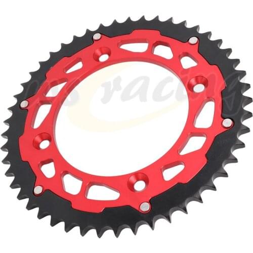 Motorcycle CNC 49T Rear Chain Sprocket For Honda CR80R CR 80R 1987-2002 CR85 CR 85 85CR 2003 2004 2005 2006 2007