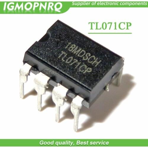 10PCS TL071CP TL071 DIP-8 Operational Amplifier New Original Free Shipping