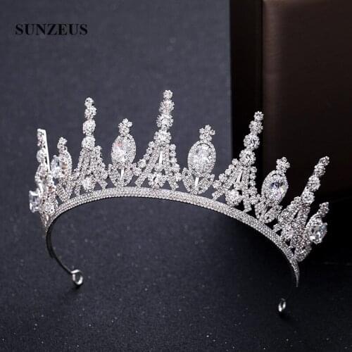 2019 New Strass Bridal Tiaras Shinny Crystals Wedding Crowns For Brides Party Accessory Free Shipping SQ402