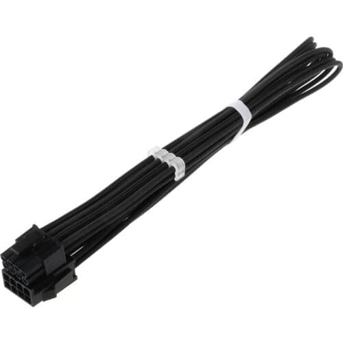 2021 New 30/40CM Black GPU PCI-E 8 Pin (6+2) Male to Female Power Extension Cable for PC