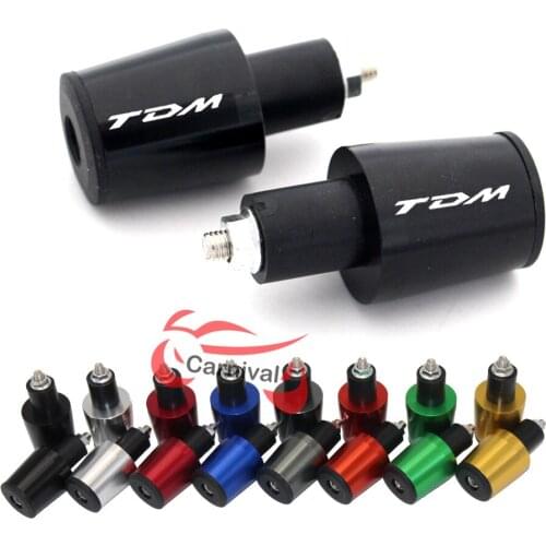ForYAMAHA TDM900 TDM 900 900A TDM850 TDM 850 Motorcycle Accessories 7/8'' 22MM Handlebar Grips Handle Bar Cap End Plugs
