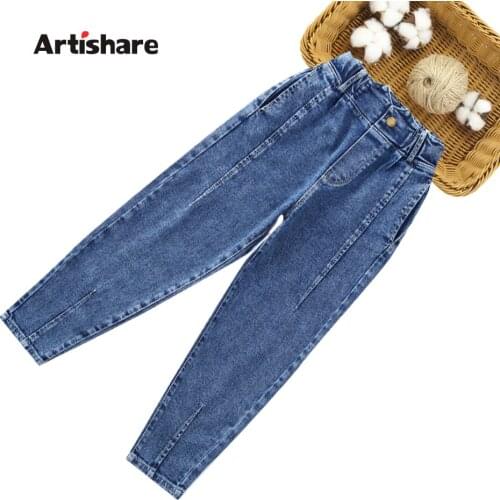 Jeans Girl Solid Color Jeans Kids Girl Casual Style Jeans For Children Spring Autumn Childrens Clothing 6 8 10 12 14