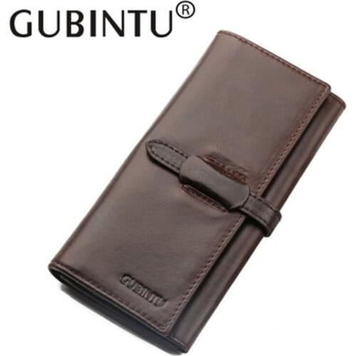 Мужские кожаные кошельки GUBINTU China At AliExpress