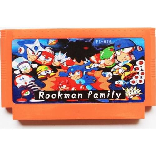 New arrival 8 bit game cartridge classical game card - rockman family