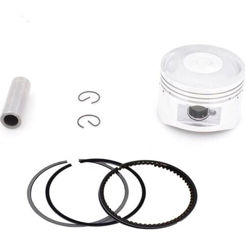 Motorcycle 54 mm Piston 14 mm Pin Ring Set For 125cc Horizontal Engine Spare Parts
