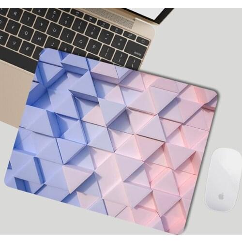 Mousepad Geometry Mouse Pad Gamer Small Mousepepad Computer PC Gamer Pc Accessories Gaming Desk Deskmat Rubber Mat Deskpad