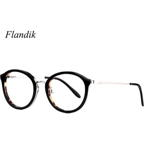 Round Metal Glasses Frame Unisex Prescription Myopia Optical Spectacles Men Women Vintage Personality College Style Eyewear