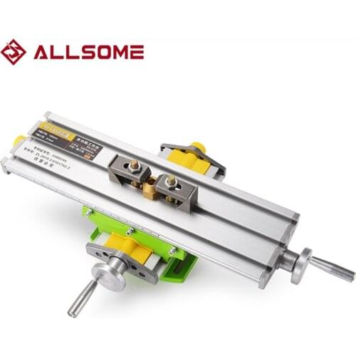 ALLSOME MINIQ BG6330 Mini Precision Milling Machine Worktable Multifunction Drill Vise Fixture Working Table HT2829