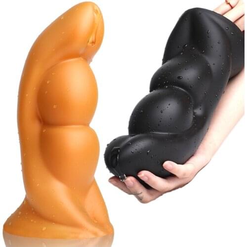 New Huge Anal Sex Toy Silicone Large Anal Plug Butt Prostate Massage Vaginal Anus Stimulation Dilator Sex Toys For Men Women