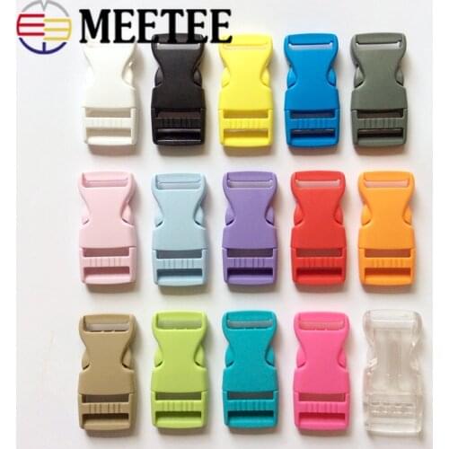 10pcs 20/25mm Plastic Buckles Colorful Side Release Clasps Hooks Safety Pet Collar Outdoor Backpack Bags Parts DIY Accessories