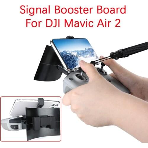 For DJI Mavic Air 2 Drone Remote Control Signal Extended Range Board Reflective Sheet Antenna Signal Booster Bracket Lanyard