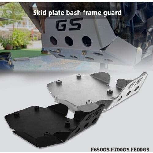 CNC Motorcycle Accessories skid plate bash frame guard FOR BMW F 650 700 800 GS ADV all years F650GS F700GS F800GS Adventure